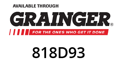 Grainger logo, followed by the product code '818D93'.